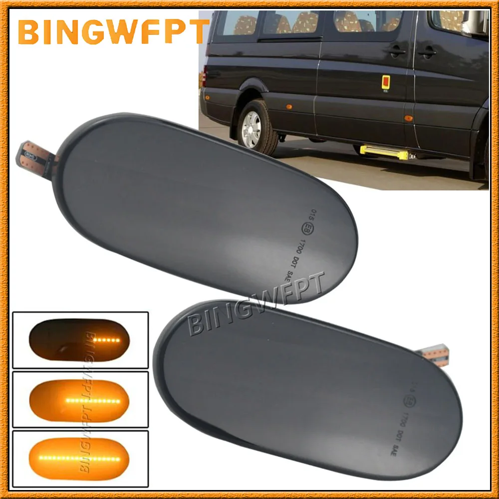 

Для VW Crafter Minibus (2E) 2006-2016 светодиодный боковой габаритный фонарь, повторитель, индикатор, динамическая лампа указателя поворота