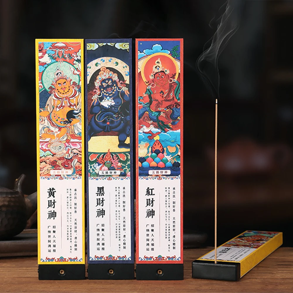 Natural Tibetan Incense, Five directions Jambhala incense stick, Household Fortune Medicinal Incense