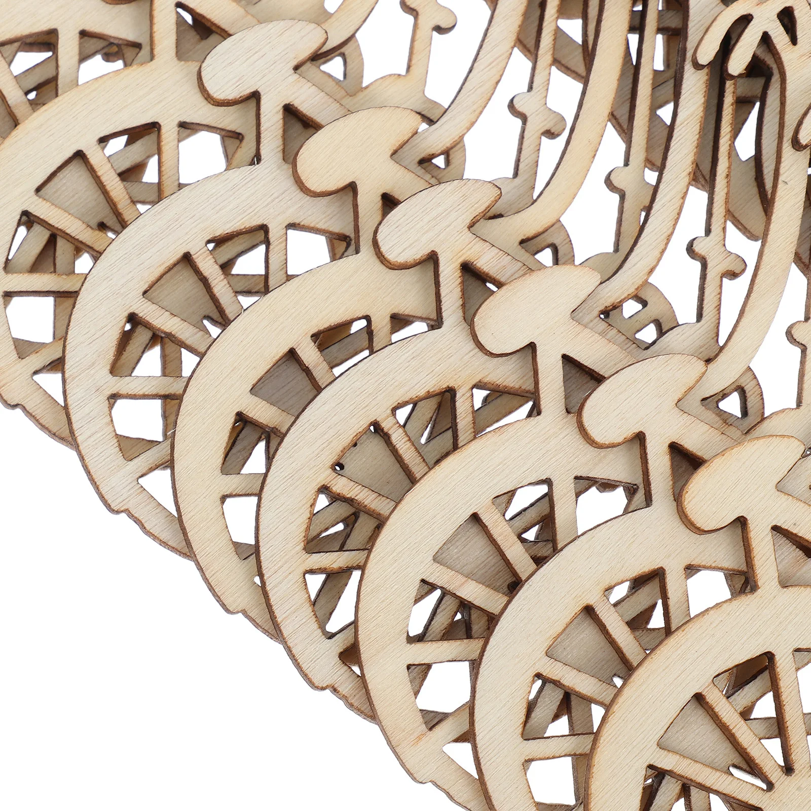 10 قطعة دراجة خشبية ريفي دراجة خشبية يدوية حفل زفاف ديكور منزلي هدية لمحبي الدراجة دراجة خشبية