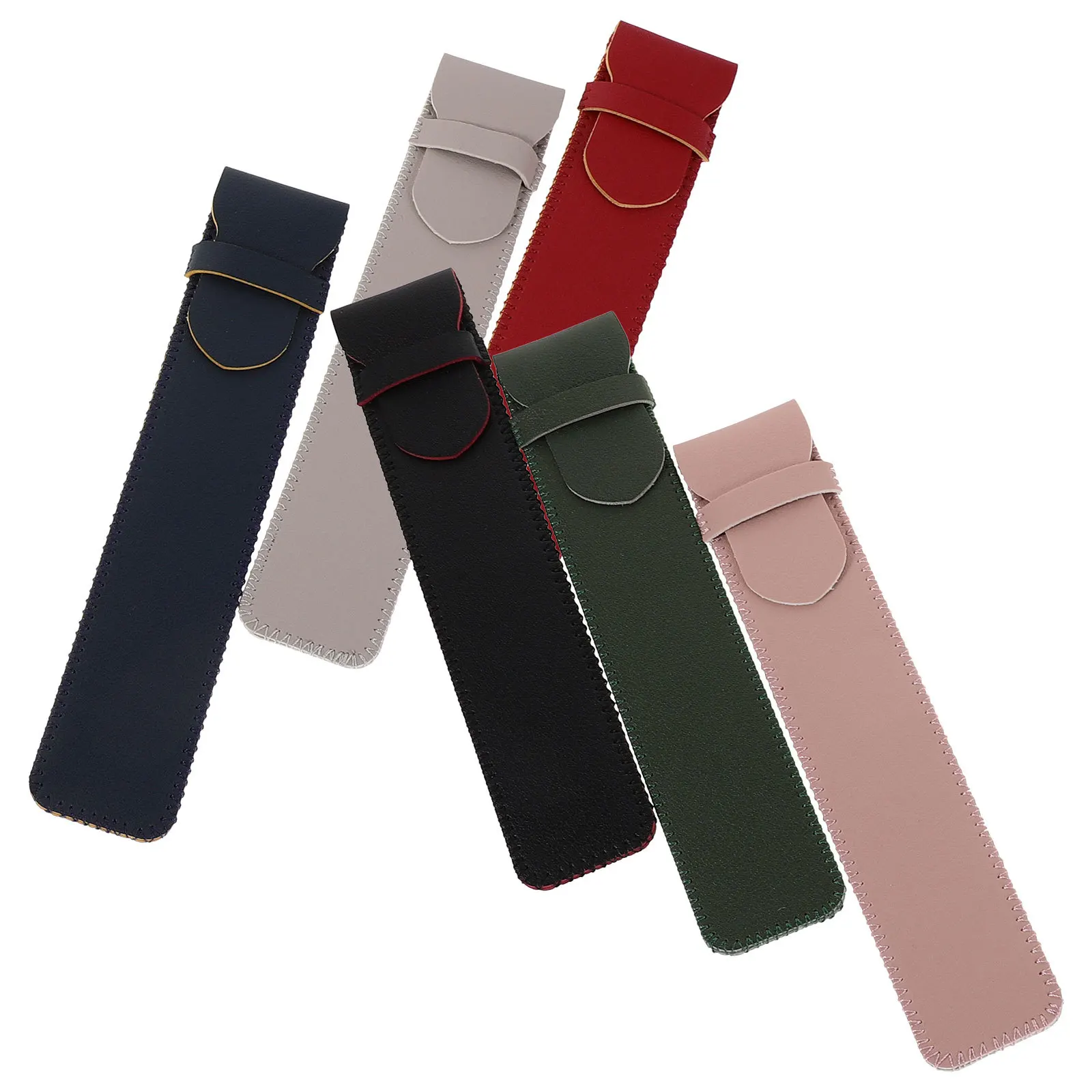 6pcs Capacitive Stylus Pen Case Protective Pouch For Touchscreen Tablet Mobile Phone Drawing Writing Lightweight Portable School