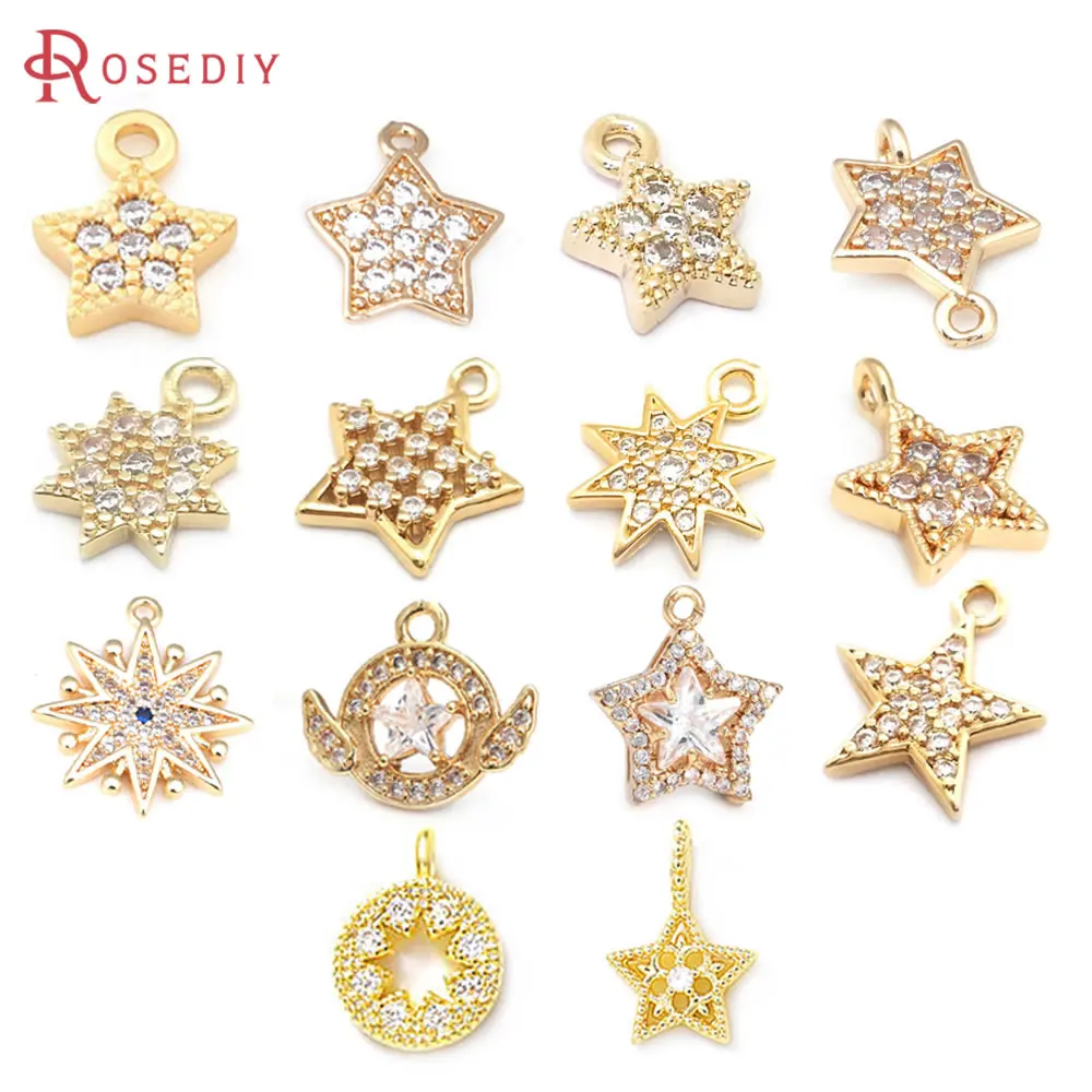 18K Gold Color Bras… - image