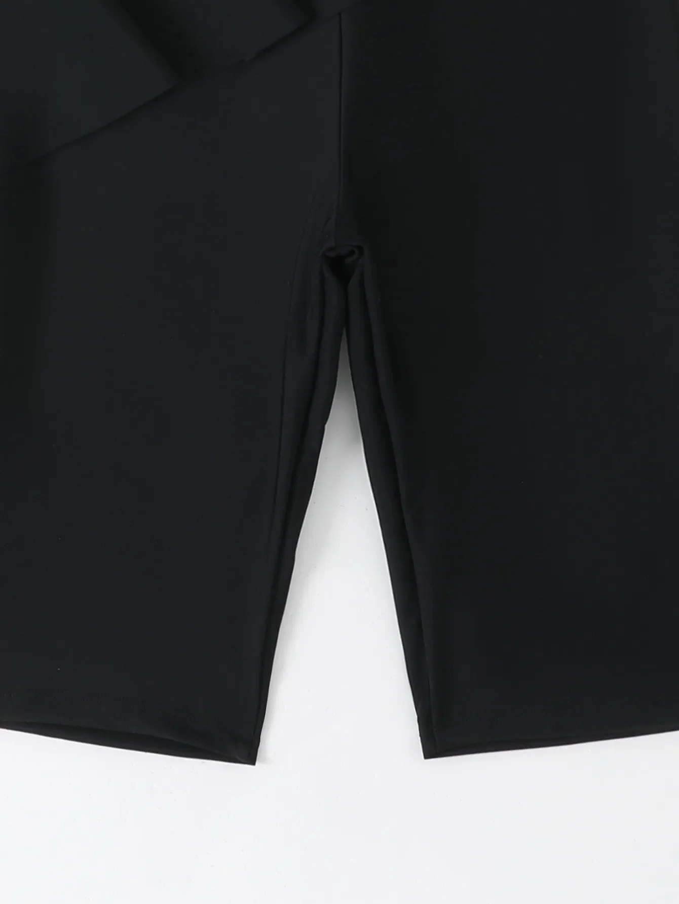 2025 Black Tankini Set Women Short Sleeve Swimwear Zipper Sexy Knee Length Swimsuit Biquini Boxer Shorts High Waist Bathing Suit