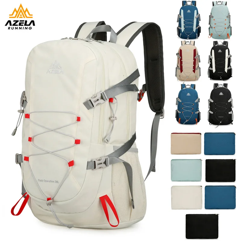 

Легкий складной рюкзак большой емкости для улицы, сверхлегкая водонепроницаемая походная сумка, пакет для хранения для альпинизма, 35 л