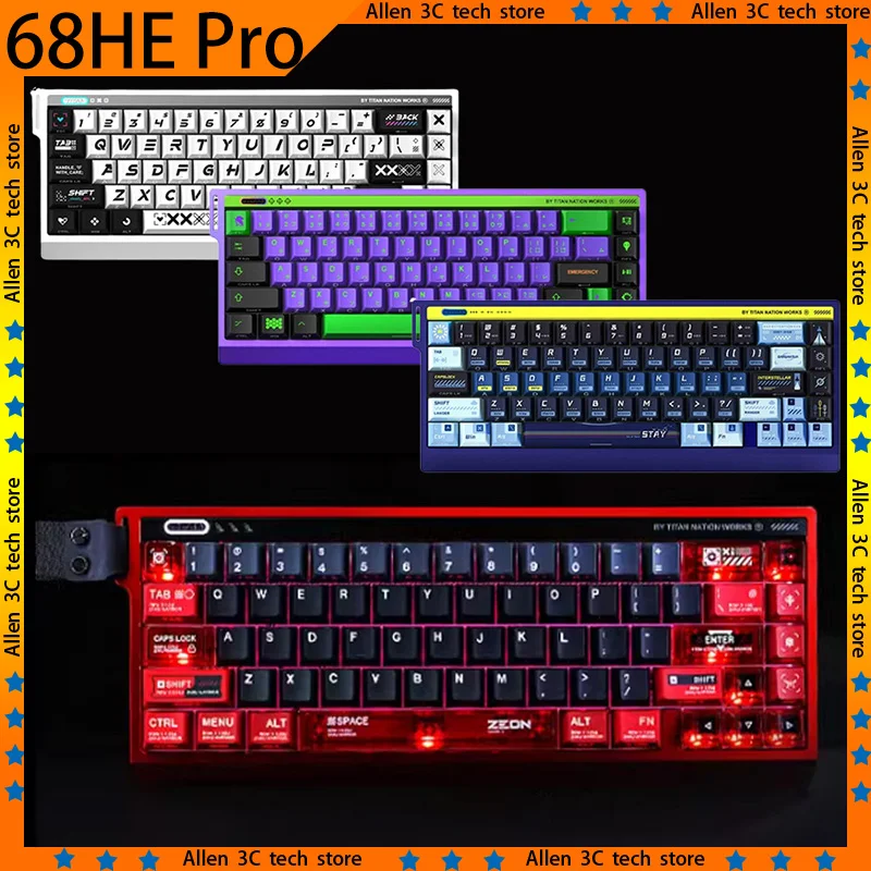 

Original TitanNation TITAN68HE Pro Magnetic Switch Mechanical Keyboard Aluminum Alloy Laptop Esports Gamer PC Gaming Keyboard