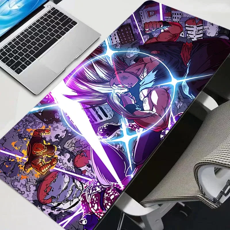 Großer Gaming-Tastaturteppich, Laptop, Japan, cooles Anime-Mauspad, XL, Schwarz, DBZ, Dragon Ball Z, Schreibtischunterlage, PC-Gamer-Teppich, Mauspad für LOL