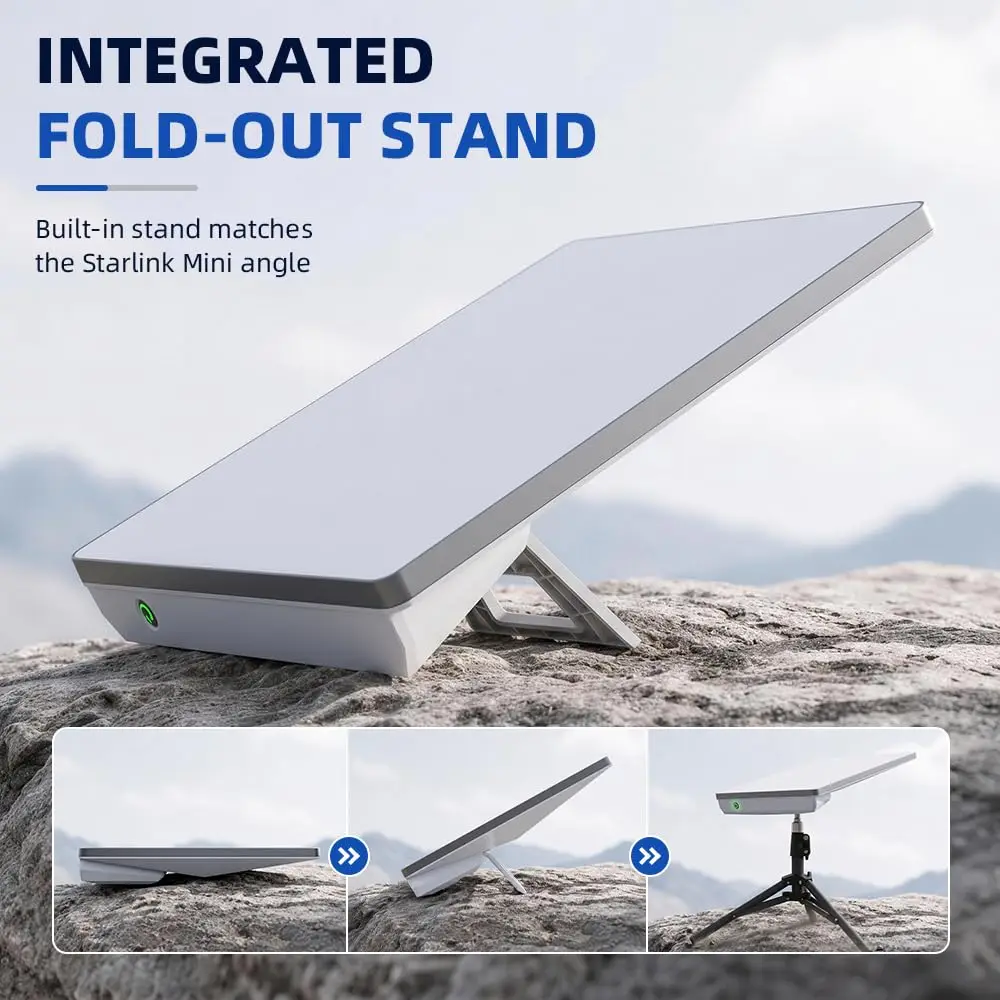 Starlink Mini Batterie-Stützhalterung X6 Direkte Tragbare Faltbare Netzunabhängige Stromversorgungslösung für Wohnmobile, Wandern, Camping, Outdoor – Detail 8