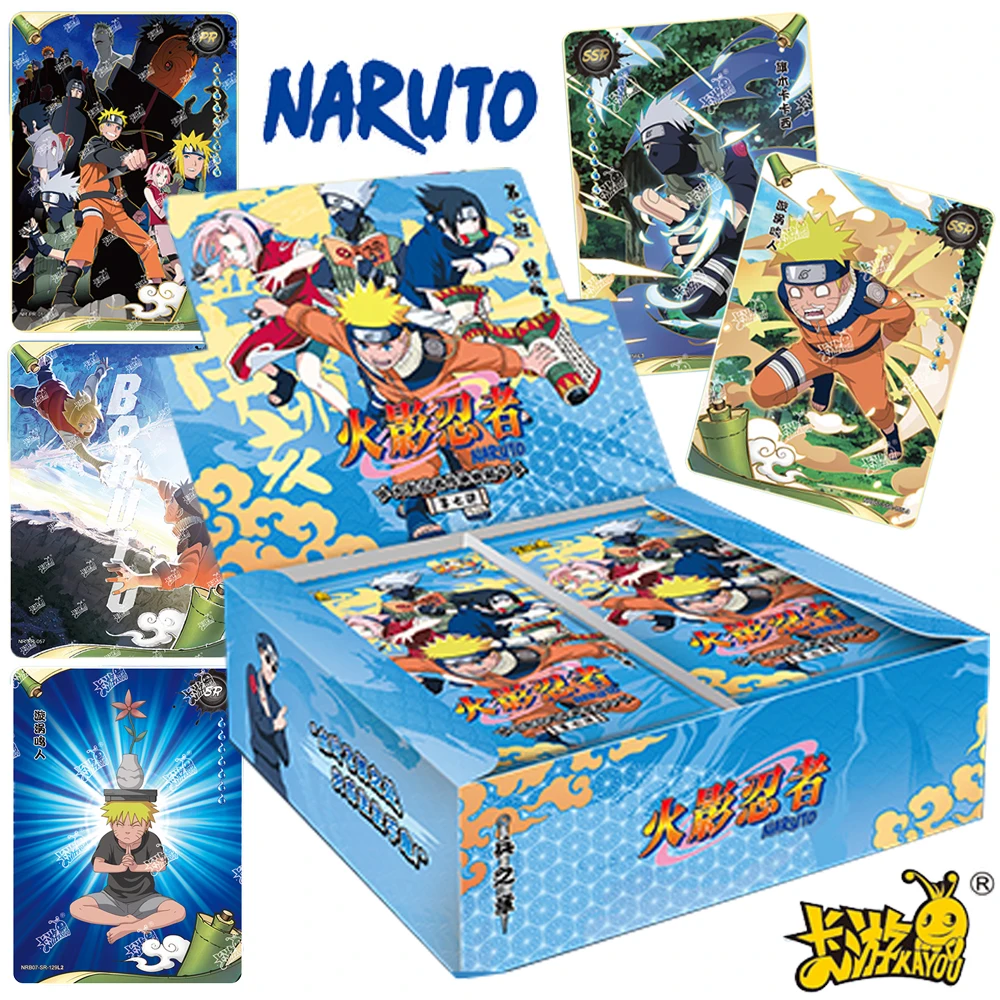 

Kayou NARUTO Collection Card For Children Fantasy Competitive Anime Uchiha Obito Hatake Kakashi Limited Game Card Table Gifts