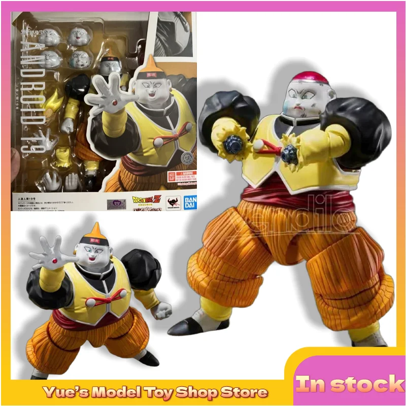

【In Stock】Bandai Soul Limited SHF Dragon Ball Z Red Ribbon Army Android No.19 Action Figure Doll Anime Model Toy Collection Gift
