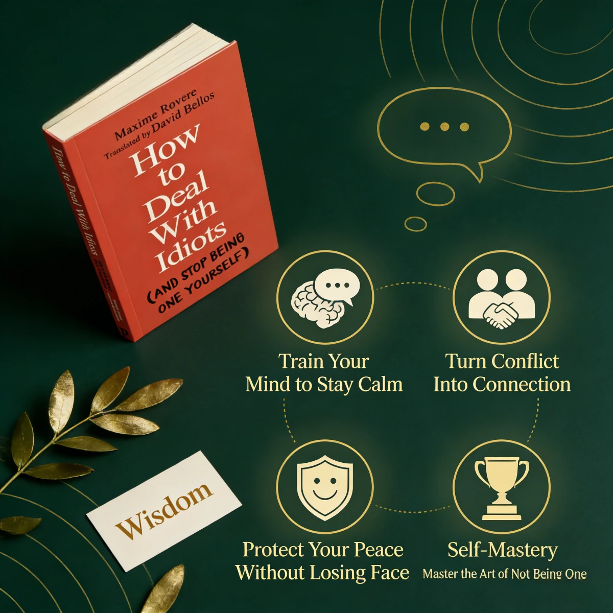 How To Deal with Idiots By Maxime Rovere | Self-Improvement, Interpersonal Communication & Social Skills Guide