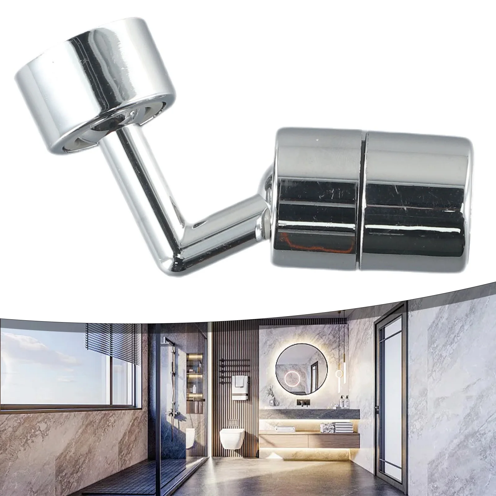 

1pcs Bubbler Silver Bubbler Bathroom Filter Faucet Kitchen New Top Sale 6.5x2.5cm ABS Accessories Rotatable Tap