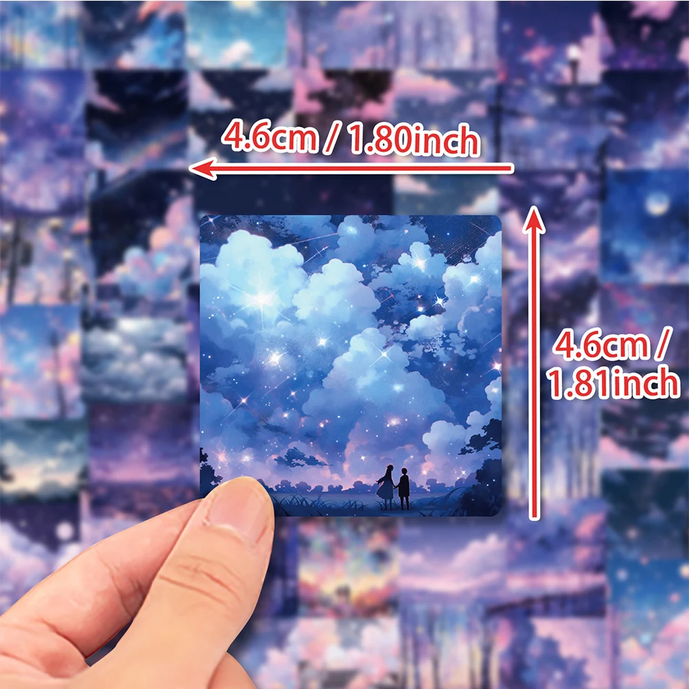 10/30/50 pz carino INS Style Starry Sky adesivi estetici per ragazza Scrapbook Laptop frigorifero valigia telefono decorazione auto Sticker