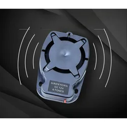 Alarm ikaz kornası Siren Buzzer 12v altı tonlu 110 puan küçük boy ve kurulumu kolay Alarm sireni