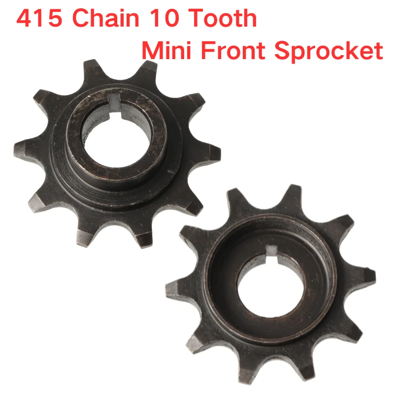 415 Chain 10 Teeth Steel Front Sprocket Fit for 2 Stroke 47 49cc 66cc 70cc Dirt Bike Pit Bike ATV Motorcycle Accessories
