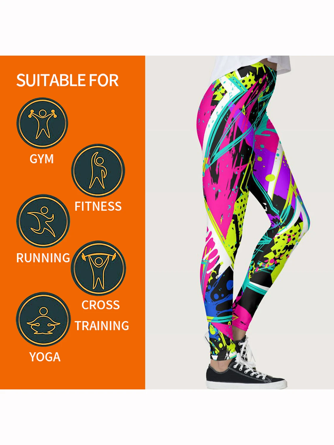 Leggings College léopard pour femmes, pantalons de yoga dégradés, leggings sexy, taille croisée, fesses de pêche, collants push-up skinny, vêtements de sport