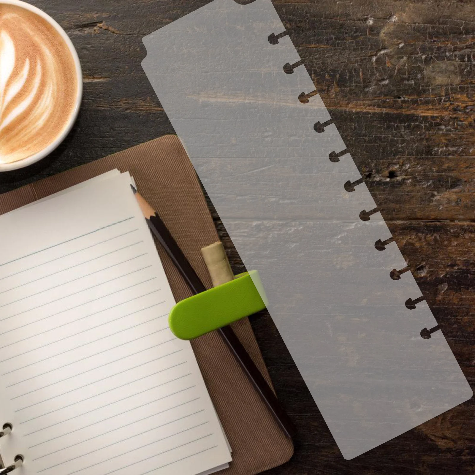 

5pcs Plastic Tab Dividers For Notebook Dividers Month Divider Index Page Loose Leaf Tabs Binder Accessories Separators For