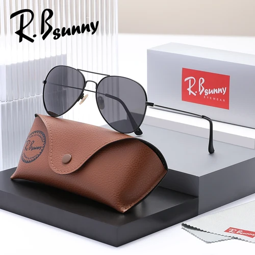 Gafas de sol polarizadas para hombre y mujer, lentes de sol de conducción clásicas con estilo de aviación UV400, de alta calidad