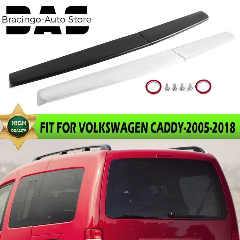 Dla Volkswagen VW Caddy Double Door 2005-2018 Sportline Style Wysokiej jakości tylne skrzydło dachowe samochodu Tylny spojler Skrzydło ogonowe Akcesoria