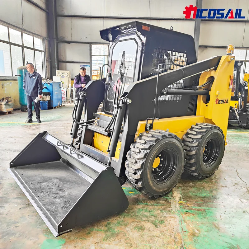 حار بيع البسيطة انزلاق لودر CE المعتمدة الجبهة نهاية محمل عجلة جرافة انزلاقية مع المرفقات #3