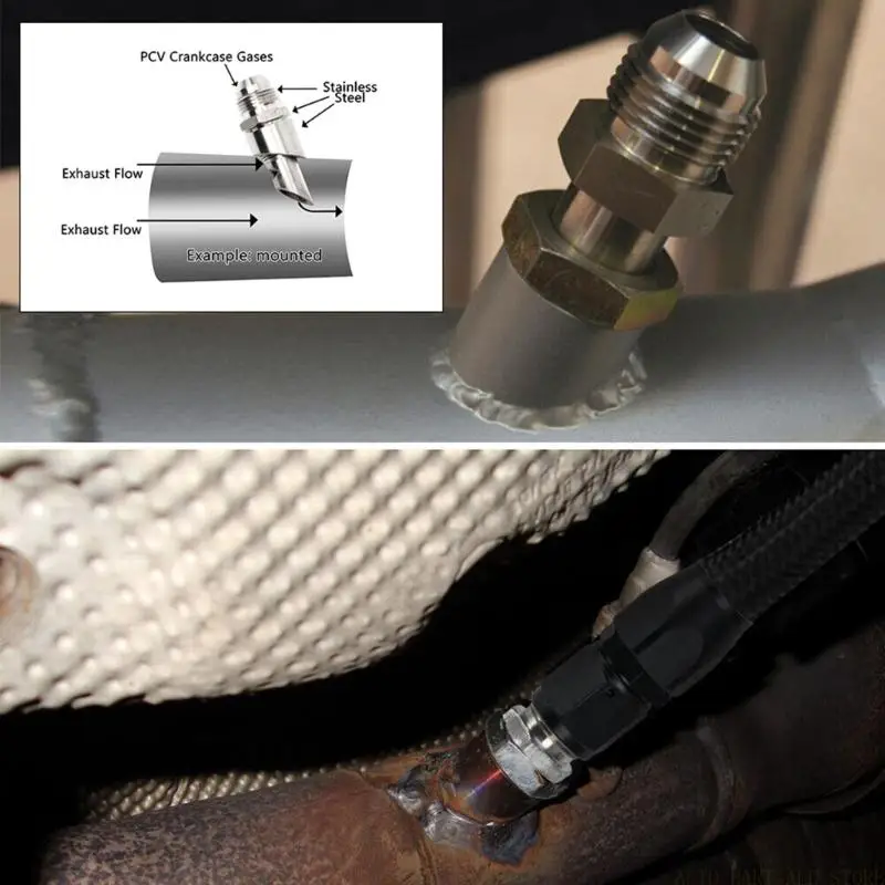 J0MA E-VAC Scavenger CR1019 Easy Install Stainless Exhaust Vacuum