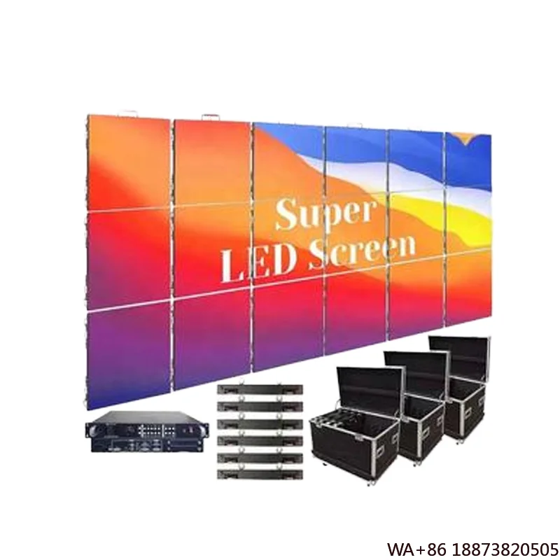 

LED Display Beams Outdoor Rental 4K IP65 Waterproof Concert Stage Screen 5x3m Full 16.7M Color SMD P4.81mm Customized