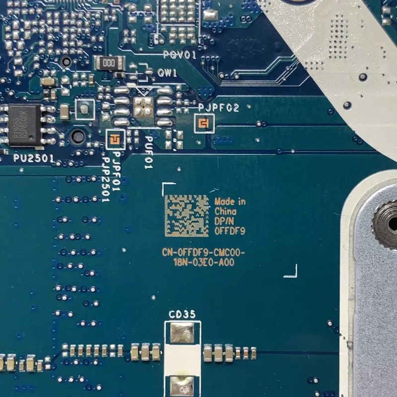 For DELL 3505 CN-0FFDF9 0FFDF9 FFDF9 With R3-3250U CPU Mainboard GDI53 LA-K037P Laptop Motherboard 100% Full Tested Working Well