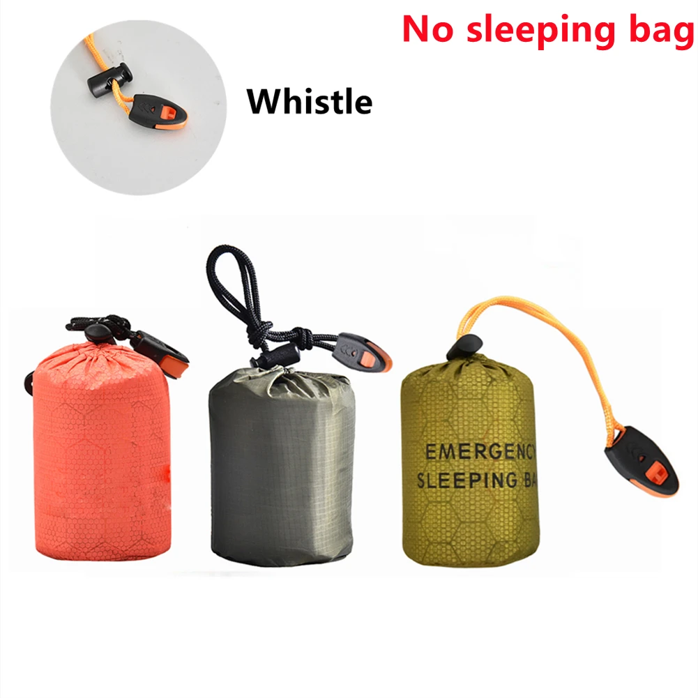 

Miniature Outdoor Survival Storage Bag Thermal Sleeping Bag Storage Sack Ultra-Portable Sleeping Bag Storage Pouch Camping Gear