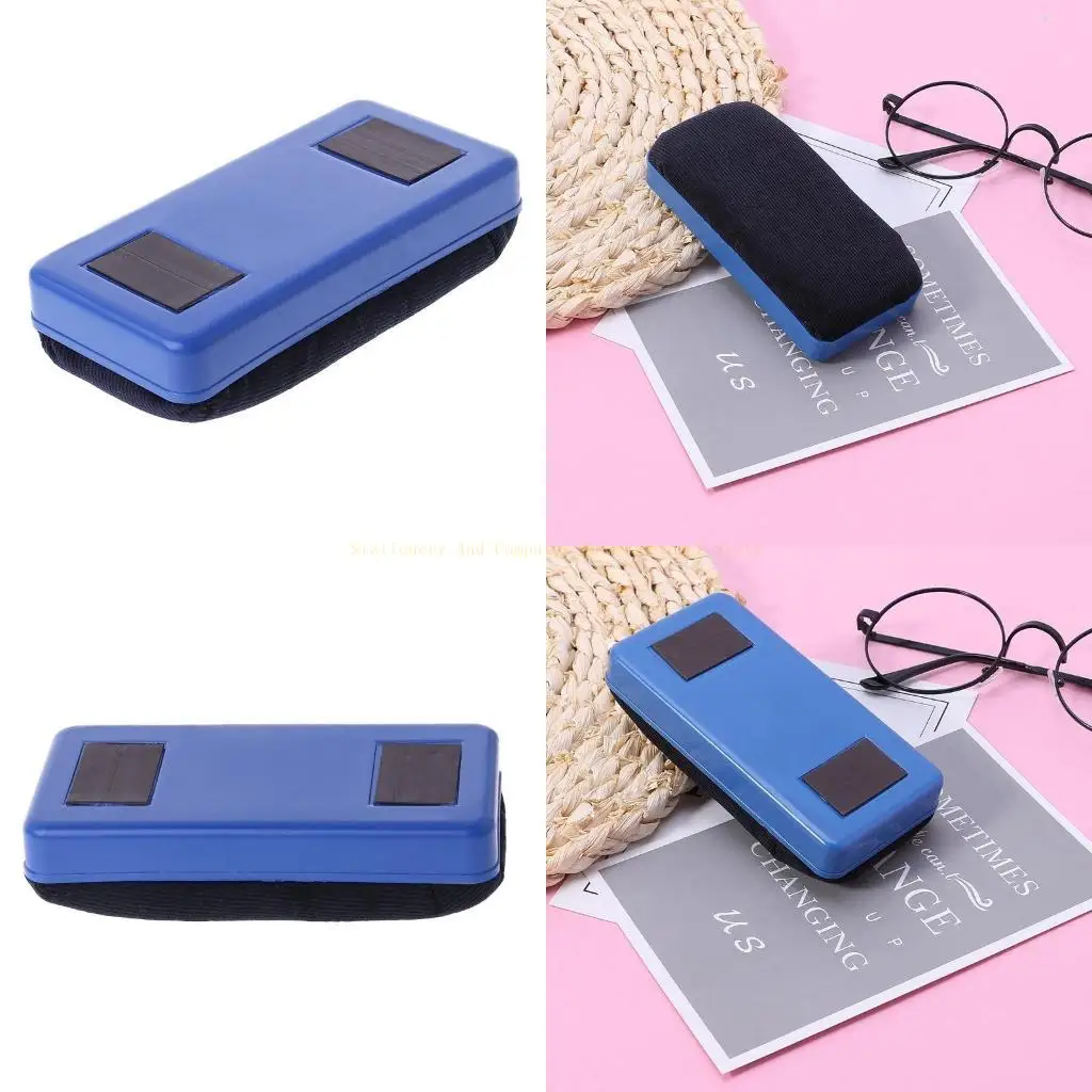 

Магнитный ластик для доски с толстой фетровой нижней поверхностью, пластиковый очиститель для маркеров, протирка, школьные