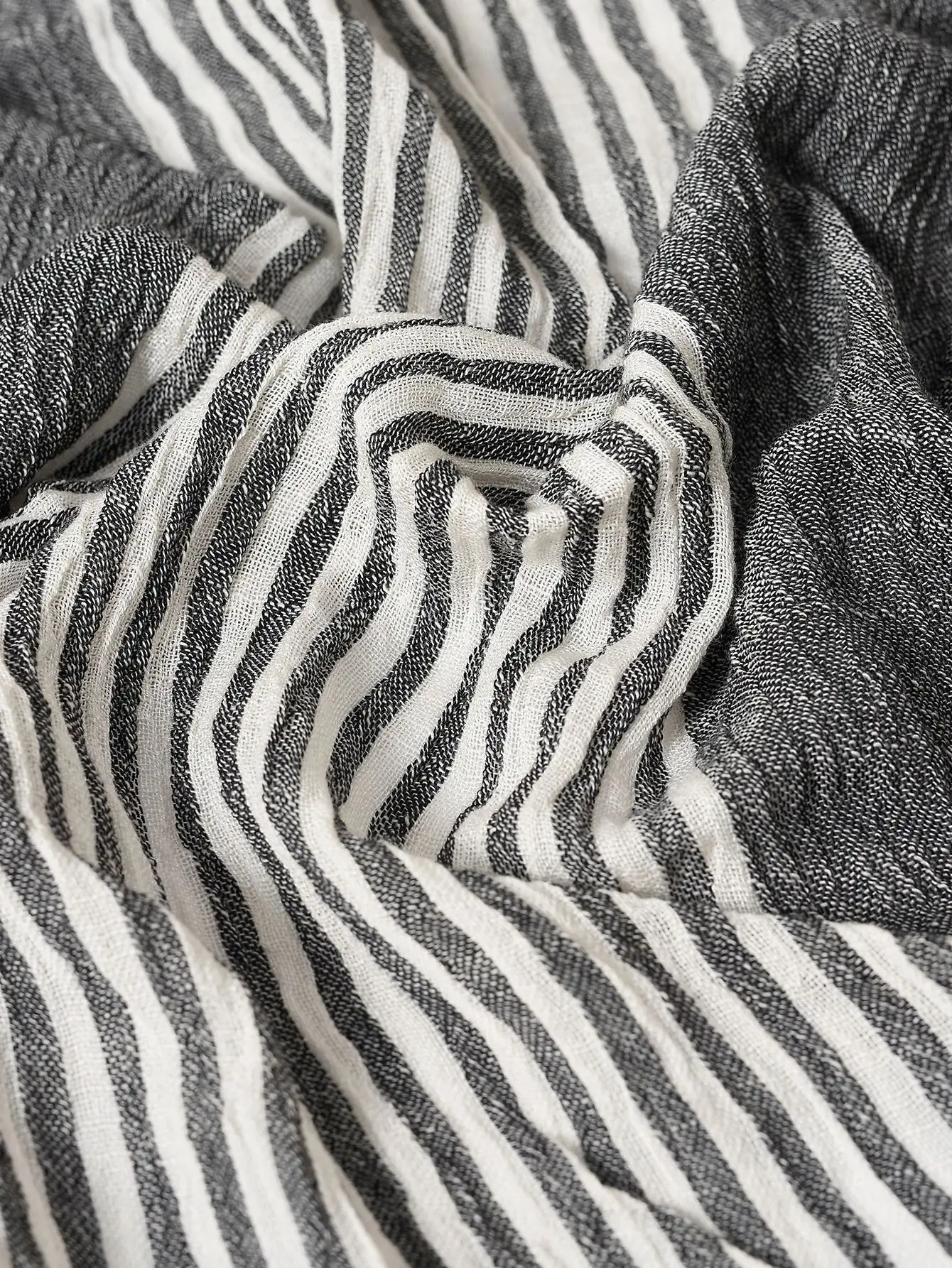 Mode Männer Schal Baumwolle Leinen Gestreiften Schals Herbst Winter Warme Halstuch Pashmina Casual Männlichen Zubehör Bufandas Schals – Detail 10