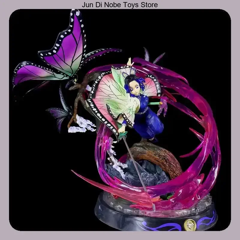 

Kocho Shinobu Demon Slayer 33cm 1/6 Scale Purple Pink Anime Figure Statue, Desktop Decoration Gift