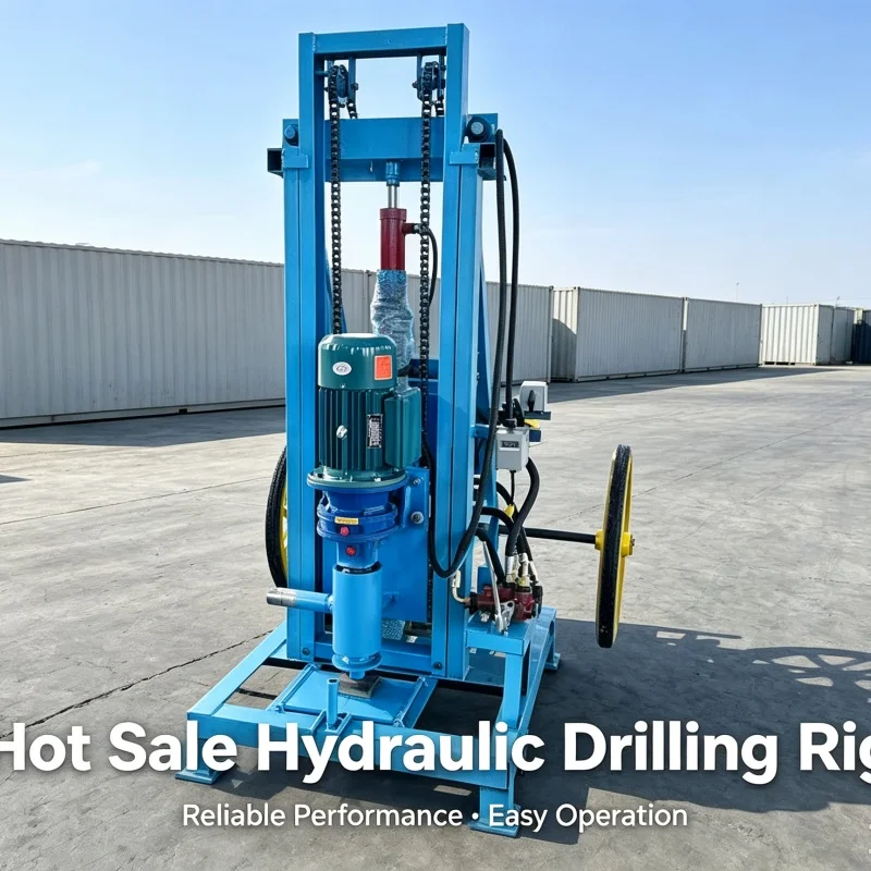 Customized Small Movable Water Well Drilling Rig, Lifting‑type Civil‑use Water Well Equipment