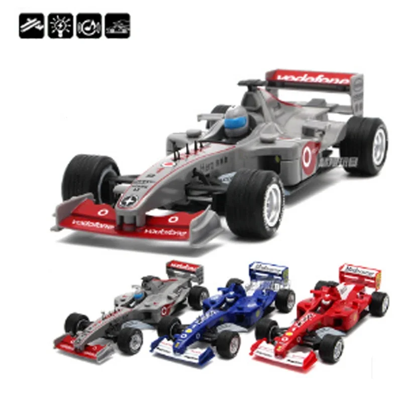 

1:32 F1 Racing Formula Car Alloy Diecast Car Model With Light Music Full Back Functions 19CM Big Size Children Hobby Toys Gifts