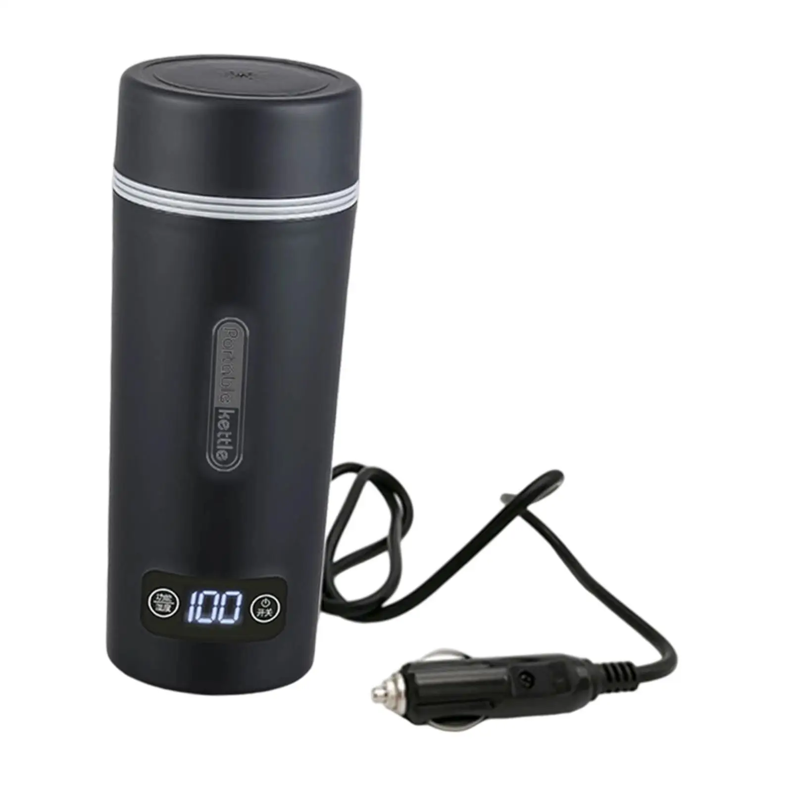 Car Kettle Coffee Practical Car Heating Cup for Commuting Outdoor Road Trips