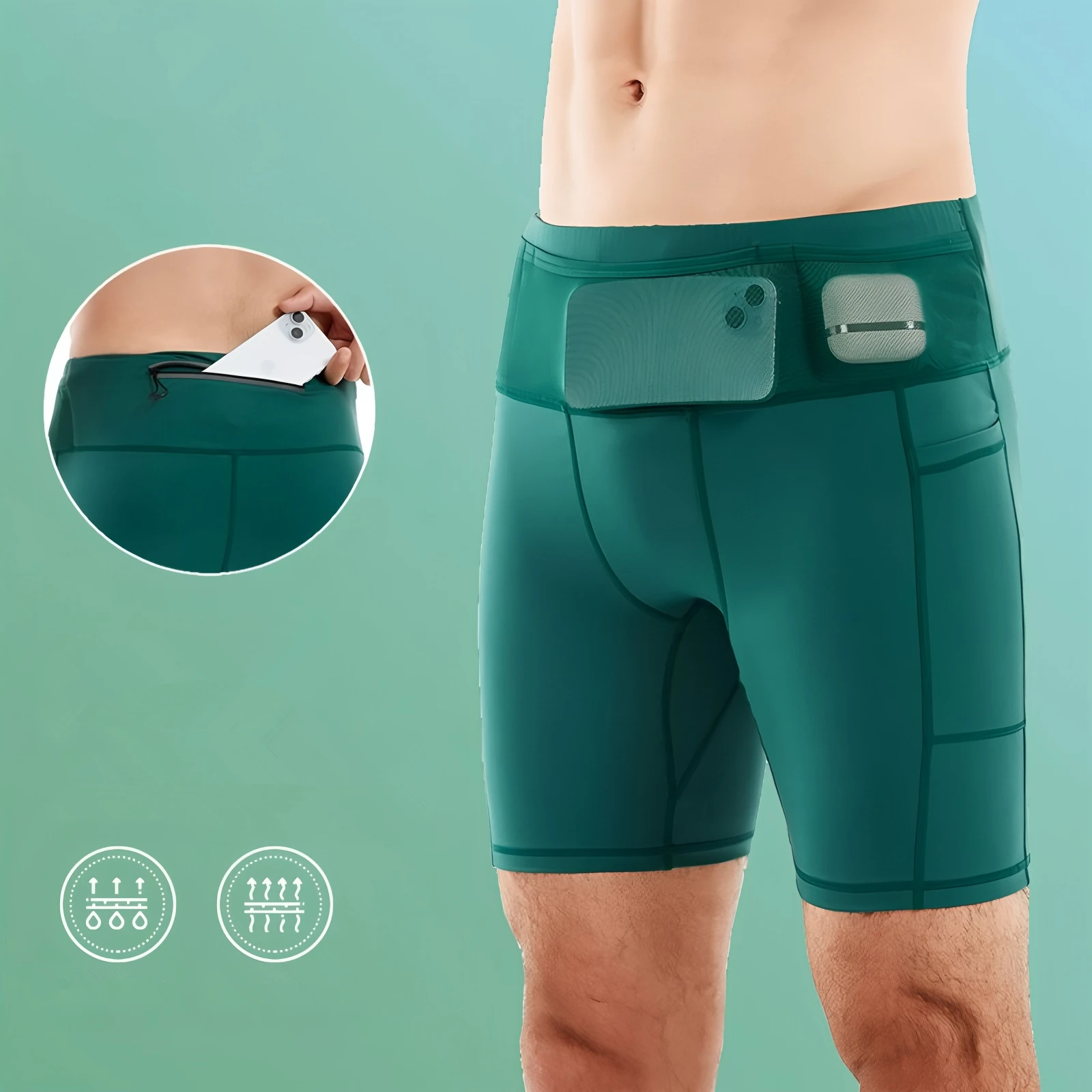 Thumbnail 2 - #12 Trending Mens Compression Sports Leggings Right Now