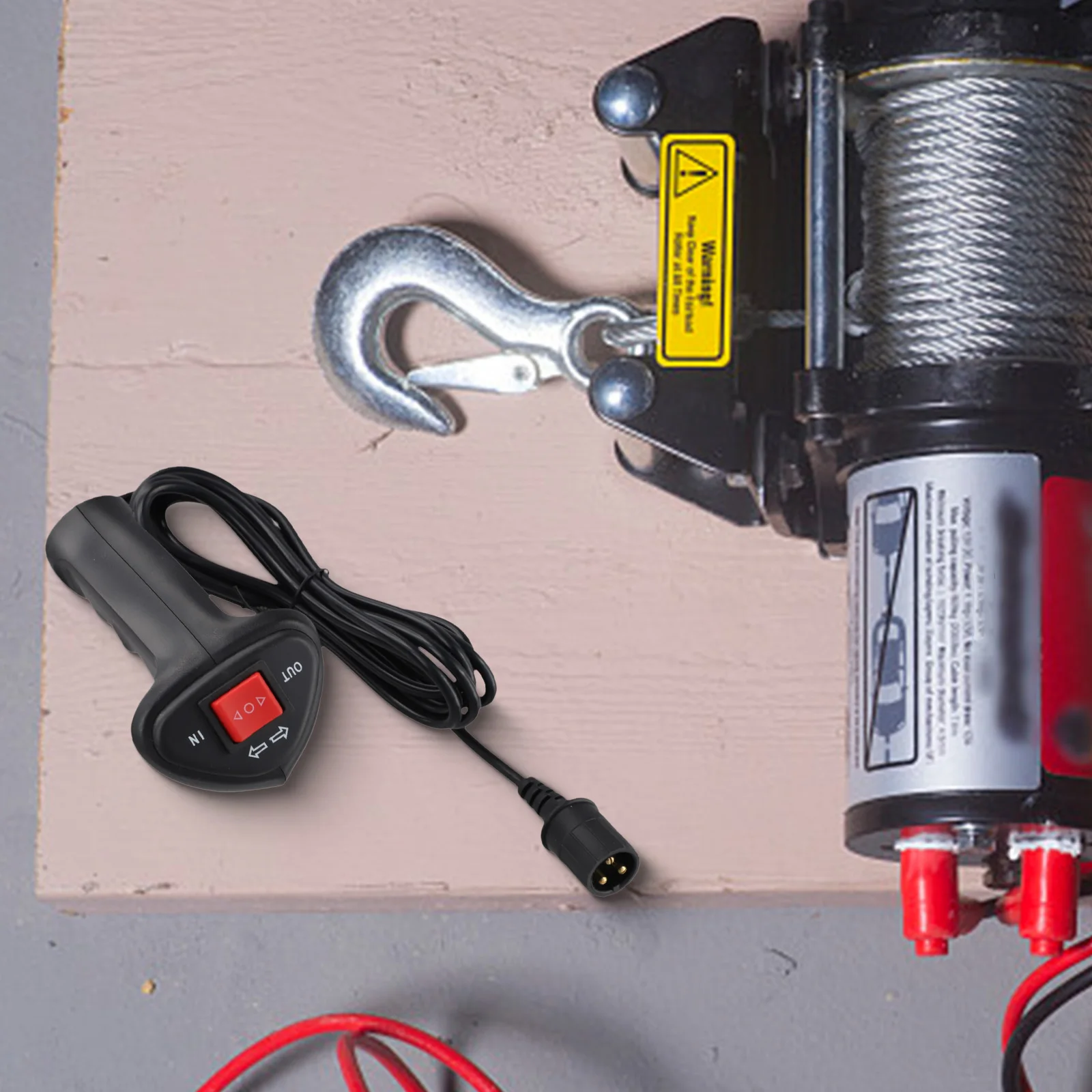 

Handheld Winch Controller Electric Winch Controller Plug-and-Play Wiring Reliable Performance For Standard Winches