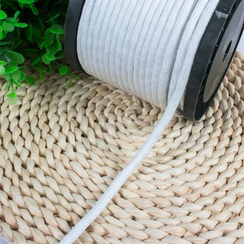 White Leaded Weighted Tape for Sheer Curtain Tulle Fabrics and Drapes Cording Curtain Sheer Lead Wire Rope Curtain Accessories