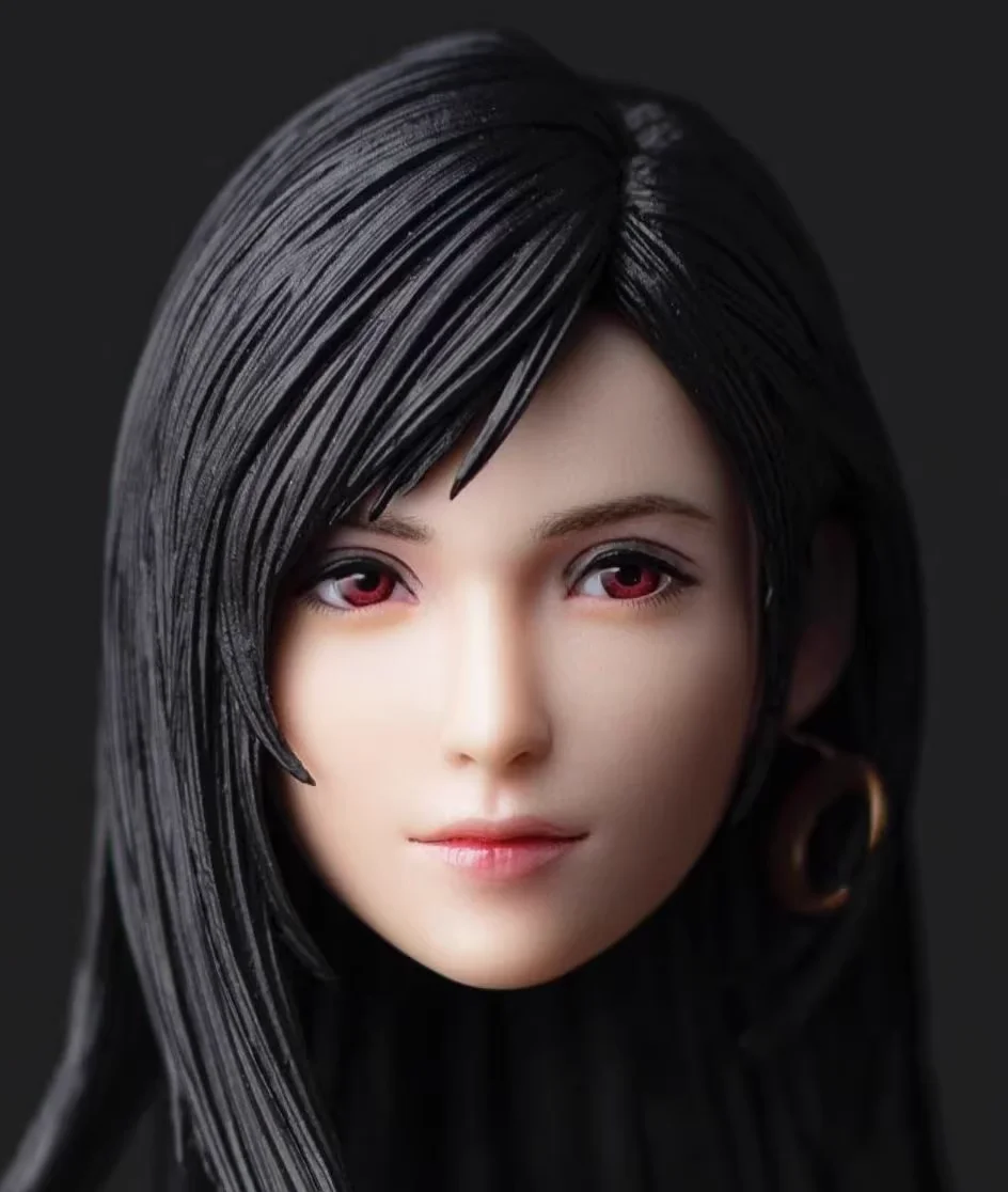 متوفر في المخزون ACG ART Tifa Lockhart ملحقات الرأس جزء آلهة حلمي 1/6 نموذج اللعب جمع تركيب الرأس