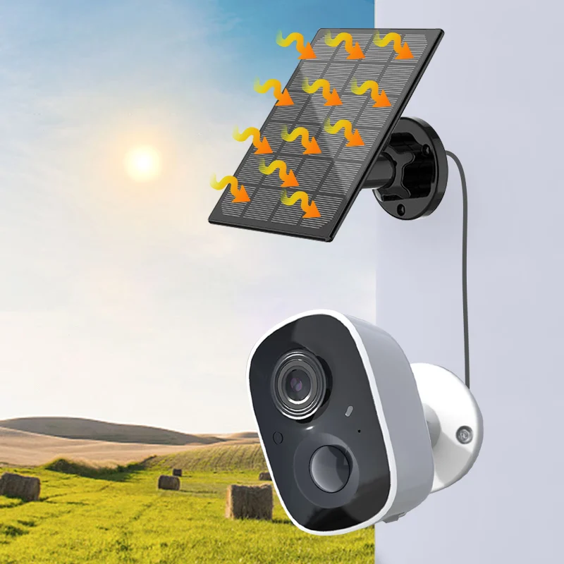 

2MP 1080P O-Kam Солнечная энергия Низкое энергопотребление WIFI IP-камера Беспроводная полноцветная AI Обнаружение гуманоидов Домашняя безопасность Радионяня