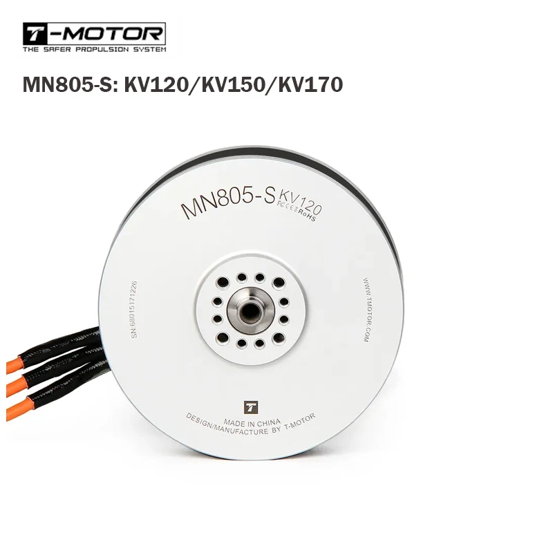 

T-motor 16KG+ Big Thrust MN805S MN805-S KV120 KV150 KV170 Brushless Motor for VTOL Long Endurance Heavy Load Multicoptor Drone