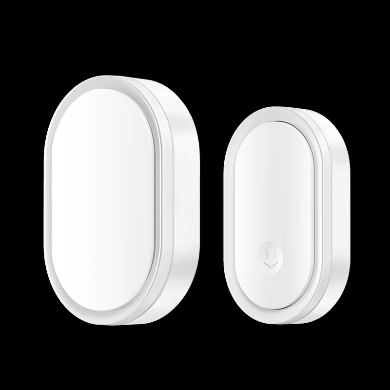 

CACAZI A99-DC Household Waterproof Wireless Doorbell Outdoor USB or Battery-powered 300M Range Household Chime Kit LED Flashing