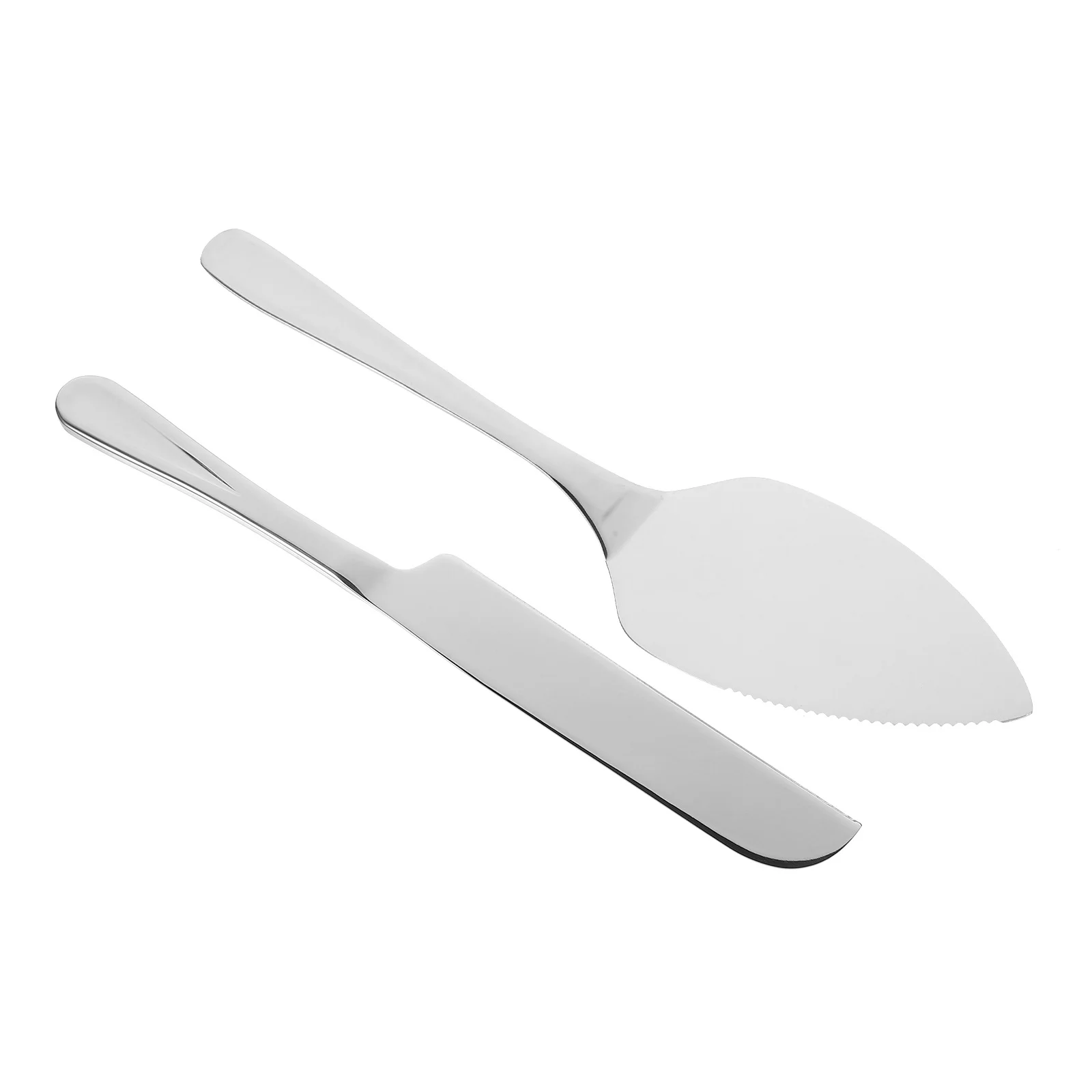 

1 set 1 Set Cake Cutter Server Set Stainless Steel For Wedding Birthday Party Cake Serving Tool Kitchen Utensil Pie Spatula