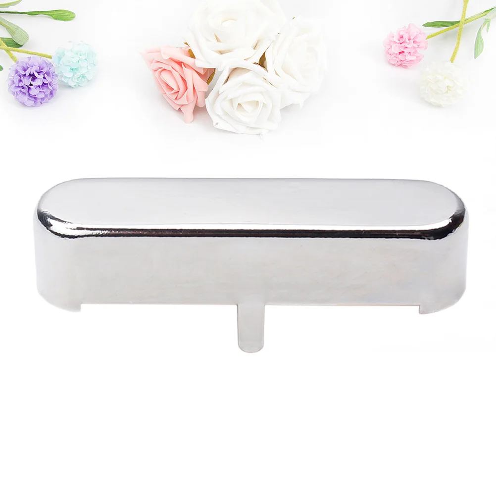 

Pickup Covers for Electric Guitar Silver Replacement Parts Compatible with Tl Style Single Coil Pickup Covers Metal DIY
