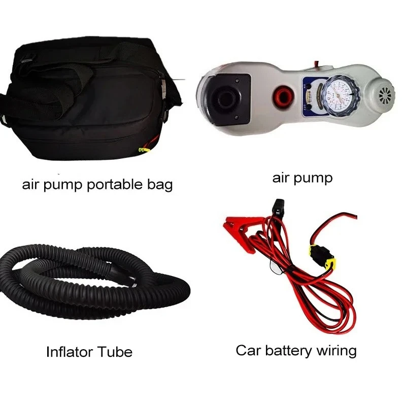 12V DC Marine Air Pump 500L/min Overheat Protection Multi-Use Inflatable Boat Air Pump - view 6