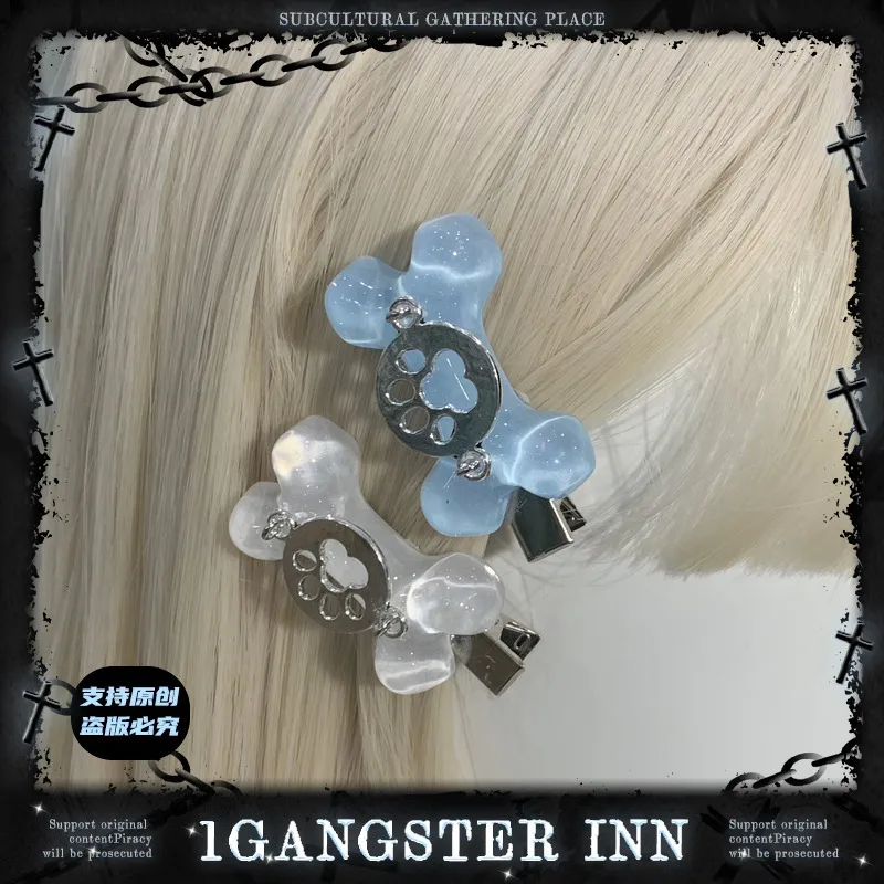 

Subculture Bone Hairpin Small Claw hair Clip cute hairpins Hair Accessories Cute hair Clip