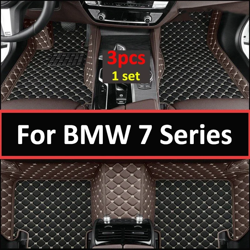 

Автомобильные коврики для BMW 7 серии E65 2001 ~ 2008, кожаный коврик от грязи, коврики для домашних животных, защитный коврик, аксессуары, внутренние части