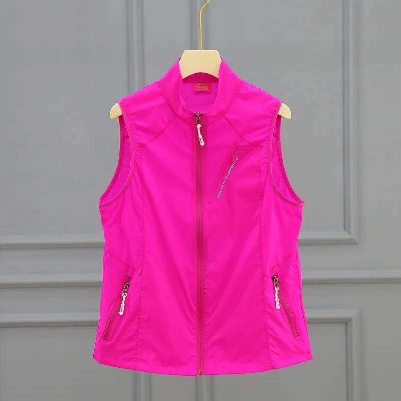 Summer Outdoor Tourism Mountaineering Quick Drying Vest Women\'s Vest Coat Lightweight Breathable Elastic Sunscreen clothing