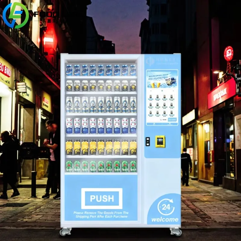 Custom Beer Brewing Vending Machine Cold Beer Card Payment Wine Alcohol Measuring Device Alcohol And Beer Vending Machine