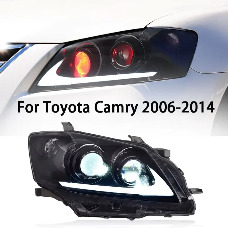 

Car Headlights For Toyota Camry 2006-2014 Front Light DRL Head Lamp LED High Configure Plug And Play Tools Auto Accessories