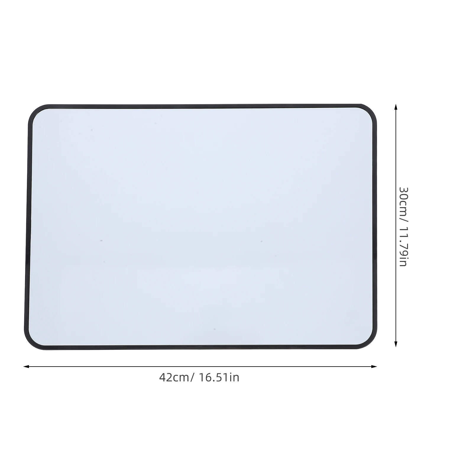 1 Set magnetisches, trocken abwischbares Whiteboard im A3-Format, magnetisches Whiteboard für Kühlschrank, Kunststoffmaterial, magnetisches Whiteboard