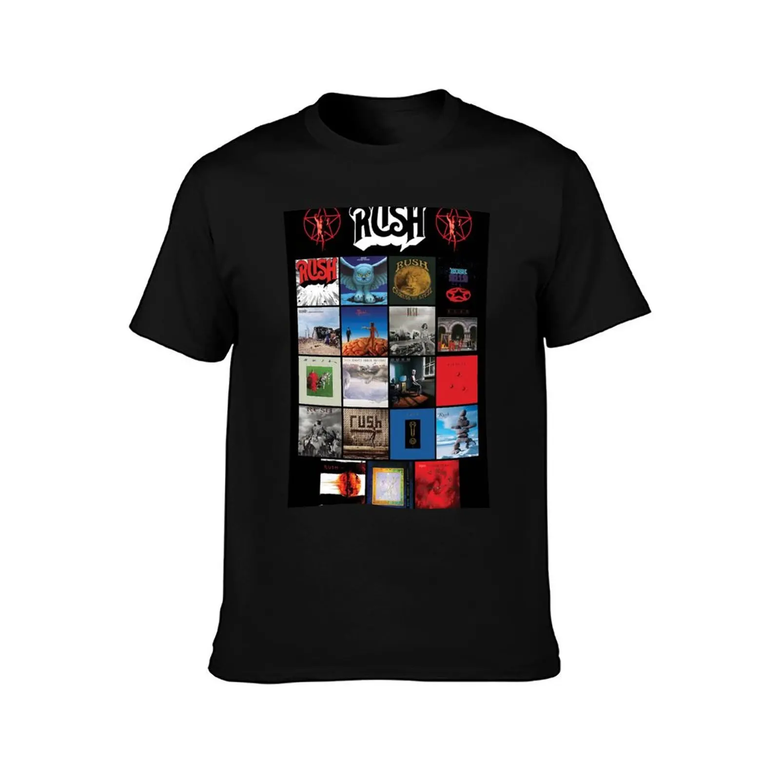 All Album Posters RushBand Completed || 007 T-Shirt funny gifts sublime essential t shirt customizeds t shirts men