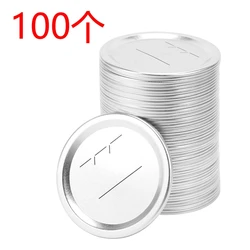 100Pcs 70Mm Regular Mouth Canning Lids For Ball,Jars Split -Type Metal Jar Lids For Canning,For Regular Mouth Jars